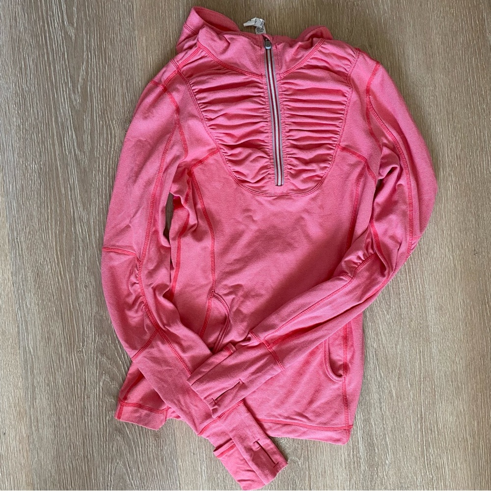 Lululemon hooded quarter zip